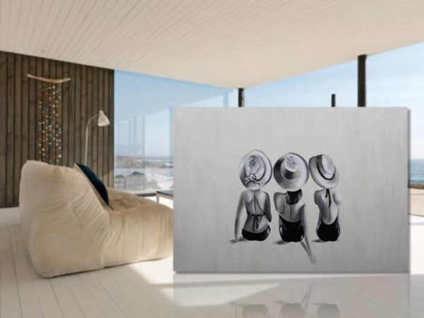 Mujer Playa Painting