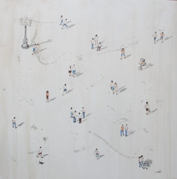 Gente y Farol Painting - Image 2