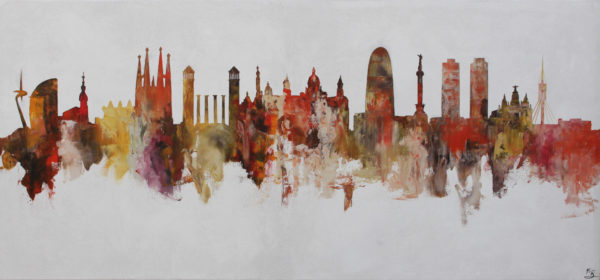 Tableau Barcelona Skyline 1 – Image 2