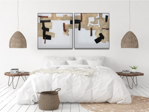 Donosti Diptych Painting
