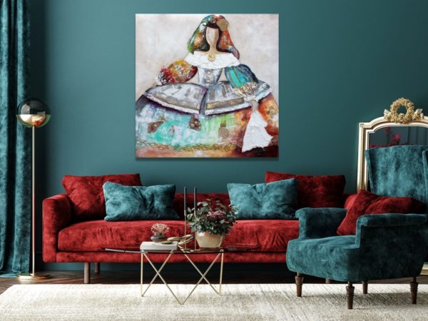 Menina La Velazquez Painting