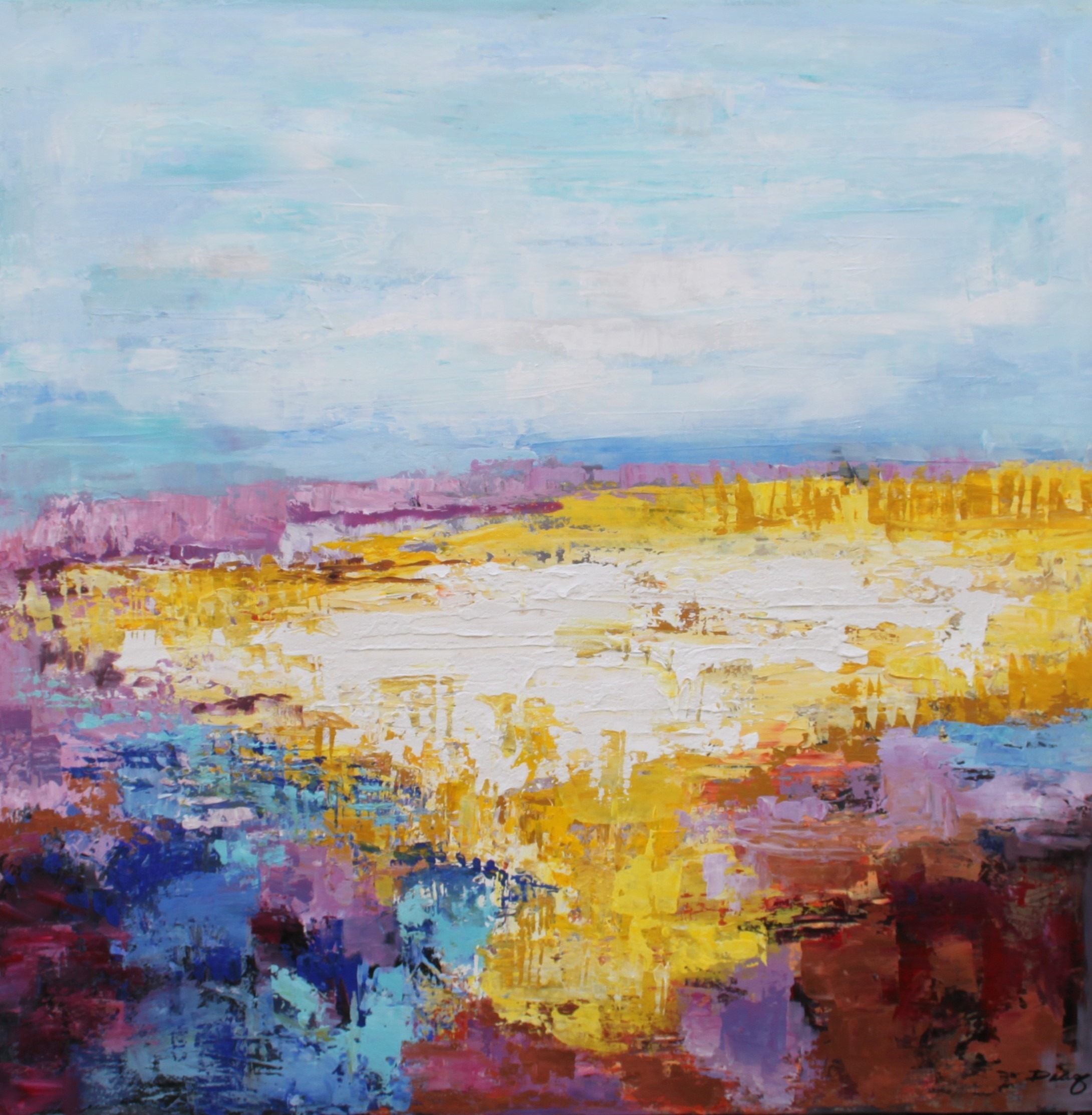 Painting meadow